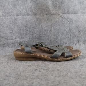 Natural Soul Shoes Womens 7.5 Sandals Casual Comfort Fashion Leather Adjustable